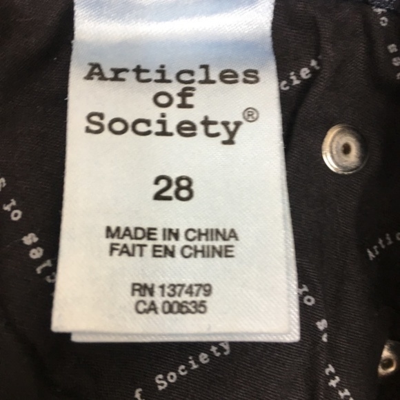 Articles Of Society Women's Jeans Size 28 - Picture 6 of 8